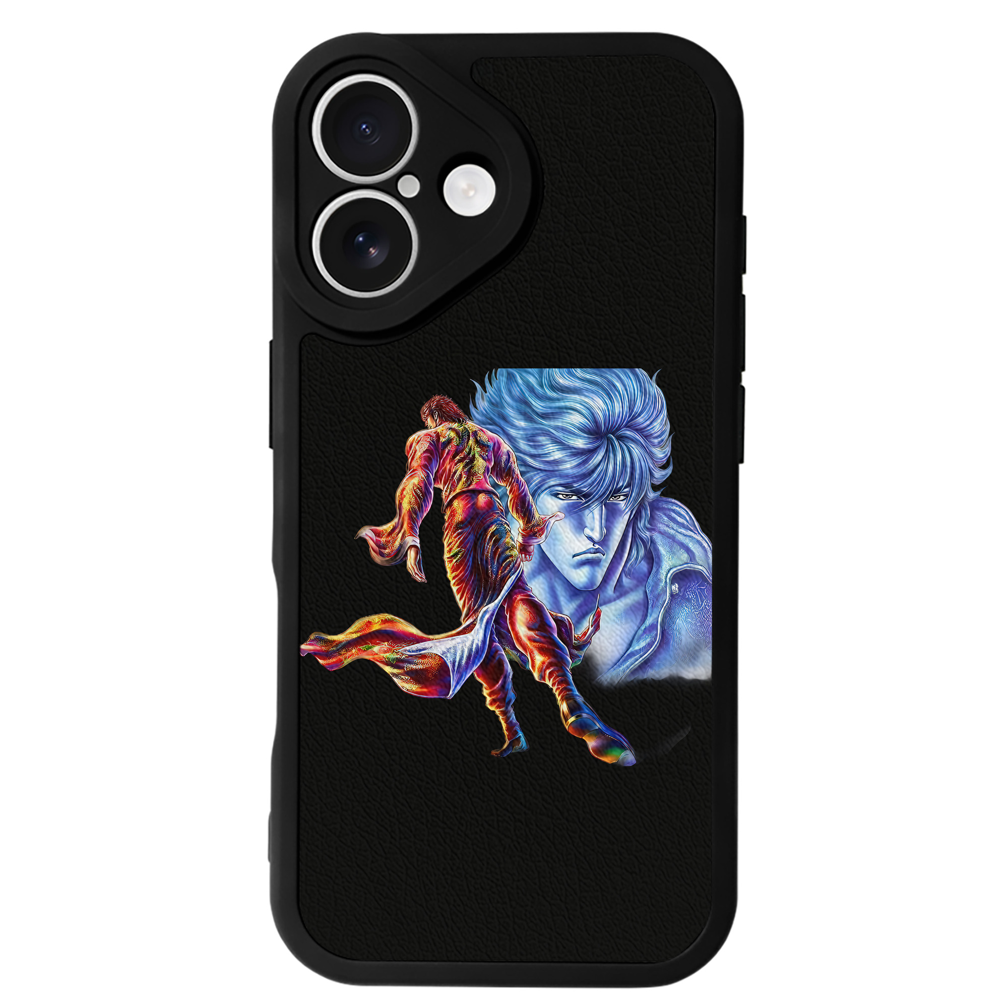 （画像用） 北斗の拳 Fist of the North Star 【iPhone 16シリーズ対応】シリコンスマホケース（レザー調） 材質：シリコン